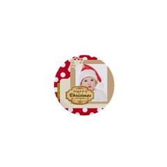 merry christmas - 1  Mini Button