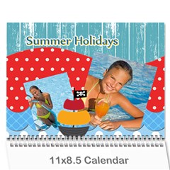 summer - Wall Calendar 11  x 8.5  (12-Months)