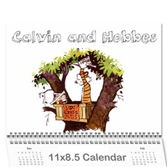 Calendar - Calvin And Hobbes - Wall Calendar 11  x 8.5  (12-Months)