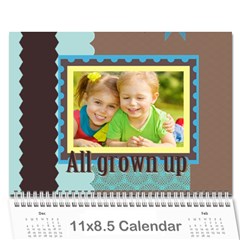 kids - Wall Calendar 11  x 8.5  (12-Months)