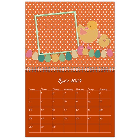 Polka Dot Calendar 2024 By Zornitza Apr 2024