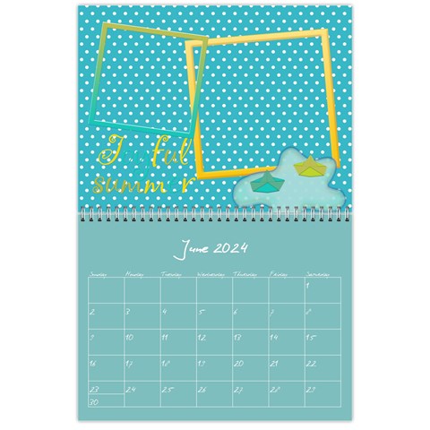 Polka Dot Calendar 2024 By Zornitza Jun 2024