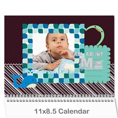 kids, child - Wall Calendar 11  x 8.5  (12-Months)