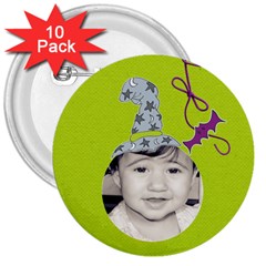 3  button 10 pack - 3  Button (10 pack)