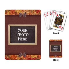 Ode to Autumn Playing Cards - Playing Cards Single Design (Rectangle)
