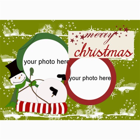Christmas Photo Cards By Zornitza 7 x5  Photo Card - 7