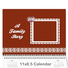 A Family Story Calendar 18m 2015 - Wall Calendar 11  x 8.5  (12-Months)