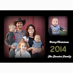 Christmas 2014 - 5  x 7  Photo Cards