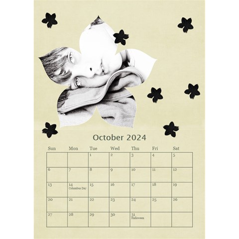 Desktop Calendar 6 x8 5  By Deca Oct 2024
