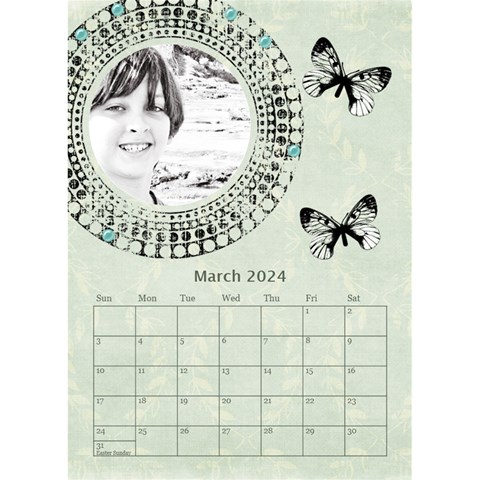 Desktop Calendar 6 x8 5  By Deca Mar 2024