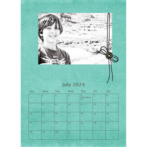 Desktop Calendar 6 x8 5  By Deca Jul 2024