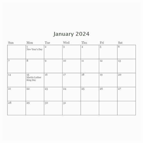 Wall Calendar 8 5  X 6  By Deca Feb 2024