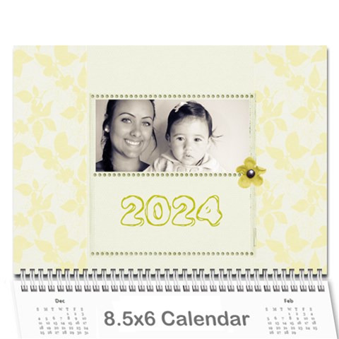 Wall Calendar 8,5 X 6 By Deca Cover