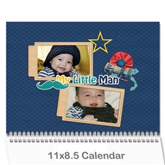 Wall Calendar 11 x 8.5 : Little Man - Wall Calendar 11  x 8.5  (12-Months)