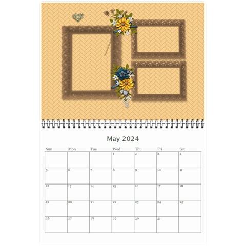 Wall Calendar 8 5 X 6: Together As Family By Jennyl May 2024