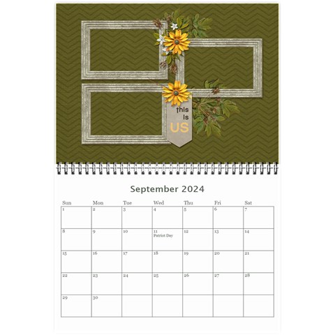 Wall Calendar 8 5 X 6: Together As Family By Jennyl Sep 2024
