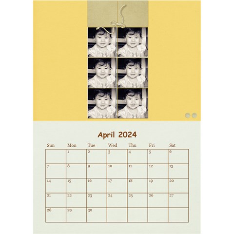 Desktop Calendar 6 X 8 5 By Deca Apr 2024