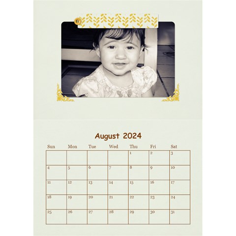 Desktop Calendar 6 X 8 5 By Deca Aug 2024