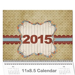 2015 calendar-us - Wall Calendar 11  x 8.5  (12-Months)