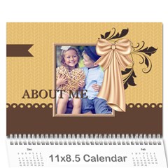 kids - Wall Calendar 11  x 8.5  (12-Months)