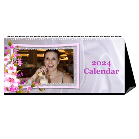 Pretty Floral Desktop Calendar By Deborah Cover