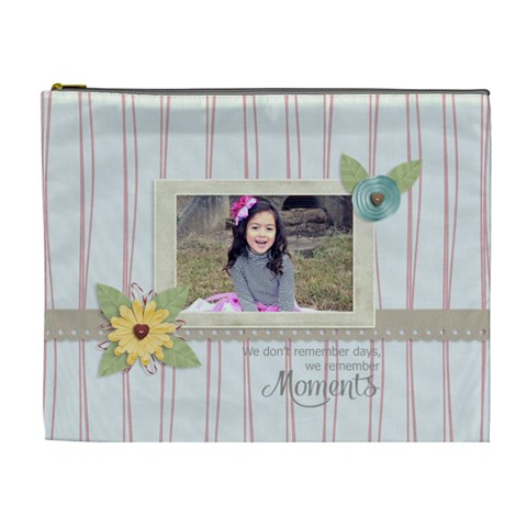 Cosmetic Bag (xl): Moments By Jennyl Front