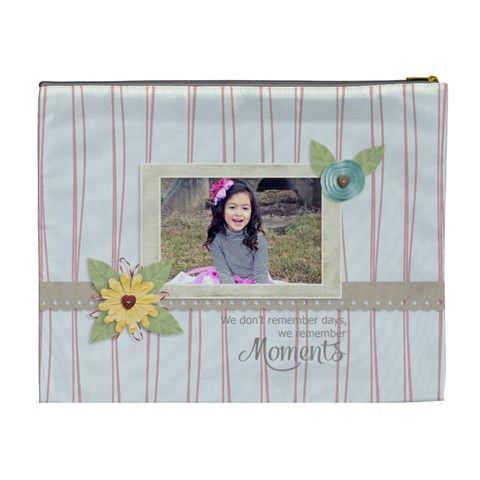 Cosmetic Bag (xl): Moments By Jennyl Back