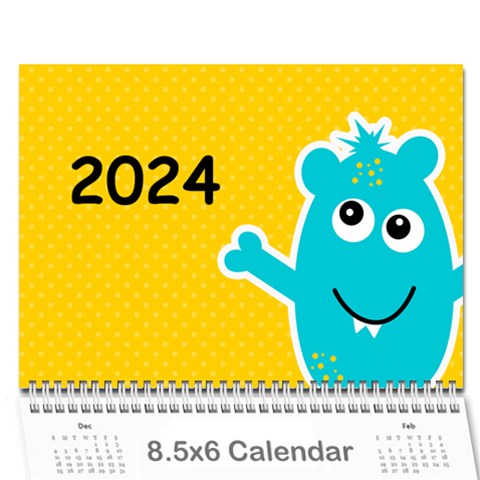Wall Calendar 8 5 X 6: My Monsters By Jennyl Cover