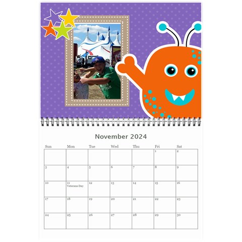 Wall Calendar 8 5 X 6: My Monsters By Jennyl Nov 2024