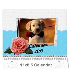 MY CALENDAR 2015 - Wall Calendar 11  x 8.5  (12-Months)