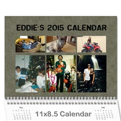 Eddies 2015 Calendar - Wall Calendar 11  x 8.5  (12-Months)