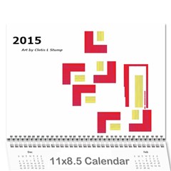 Art Calendar - Wall Calendar 11  x 8.5  (12-Months)