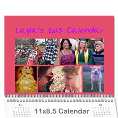 Laylas 2015 Calendar - Wall Calendar 11  x 8.5  (12-Months)