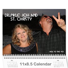 drunkle jeff calender - Wall Calendar 11  x 8.5  (12-Months)