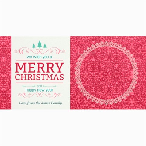 Christmas Sentiments Card No  2 By One Of A Kind Design Studio 8 x4  Photo Card - 1