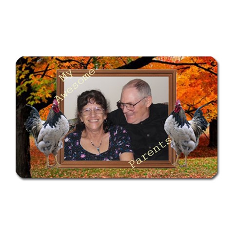 Rooster Magnet By Kim Blair Front