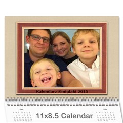 Kalendarz 2015 - Wall Calendar 11  x 8.5  (12-Months)