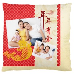 chinese new year - Standard Premium Plush Fleece Cushion Case (Two Sides)