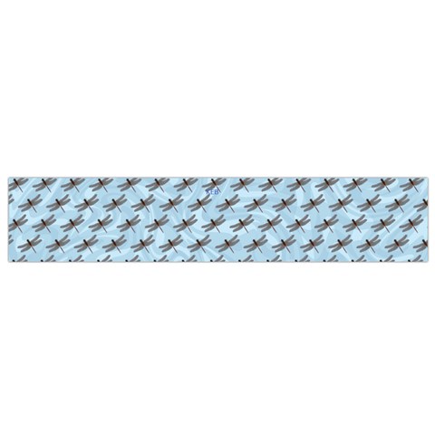 Blue Dragonfly Flano Scarf (small) By Kim Blair Front