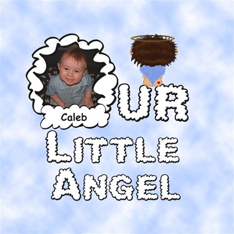 Our Little Angel Boy 12x12 Scrapbook Pages By Chere s Creations 12 x12  Scrapbook Page - 1
