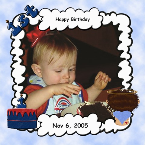 Our Little Angel Boy 8x8 Scrapbook Pages By Chere s Creations 8 x8  Scrapbook Page - 15