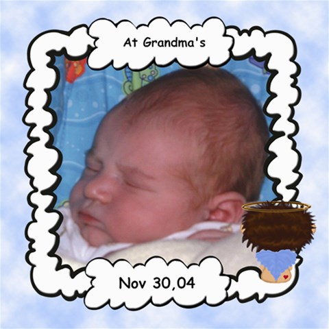 Our Little Angel Boy 8x8 Scrapbook Pages By Chere s Creations 8 x8  Scrapbook Page - 5