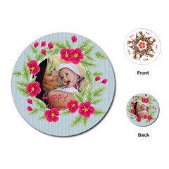 flower kids - Playing Cards Single Design (Round)