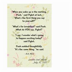 Flag - Pooh quote - Large Garden Flag (Two Sides)