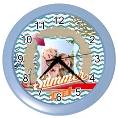 summer - Color Wall Clock