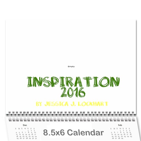 Calendar2016 By Jessicajlockhart Gmail Com Cover