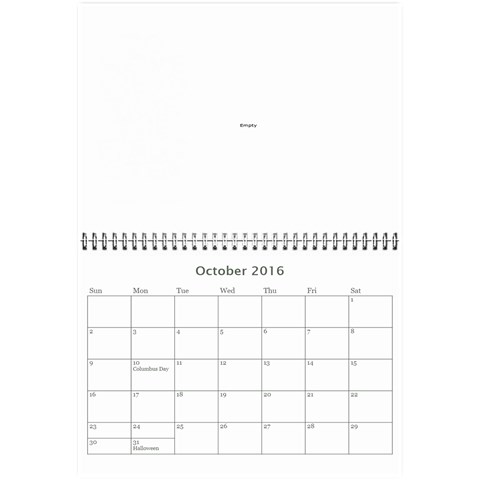 Calendar2016 By Jessicajlockhart Gmail Com Oct 2016