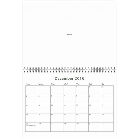Calendar2016 By Jessicajlockhart Gmail Com Dec 2016