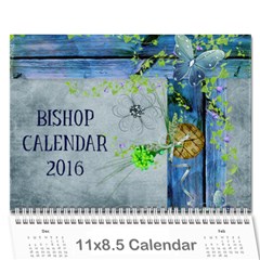 Bishop Cal 2016 - Wall Calendar 11  x 8.5  (12-Months)