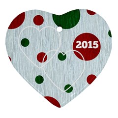 Heart Ornament 2015 - Ornament (Heart)